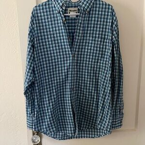 Vintage Wrangler Rita Long Sleeve Plaid Button Down Shirt Men’s Size Medium